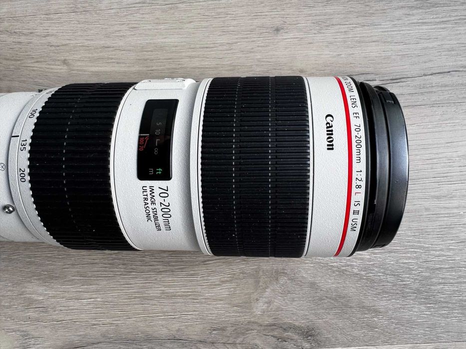 Canon EF 70-200mm f/2.8L IS III USM (sem uso)