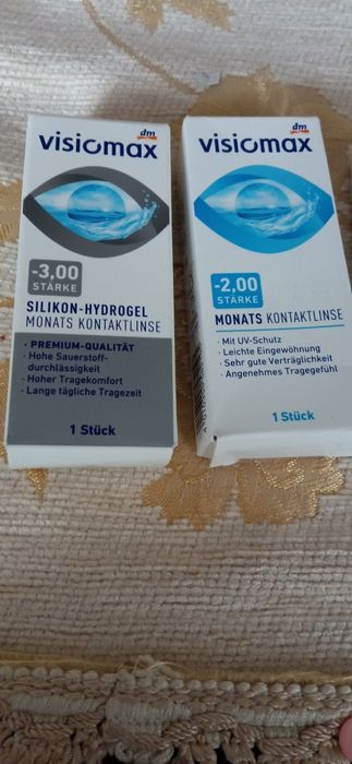 Soczewki kontaktowe -3,00 i -2,00
