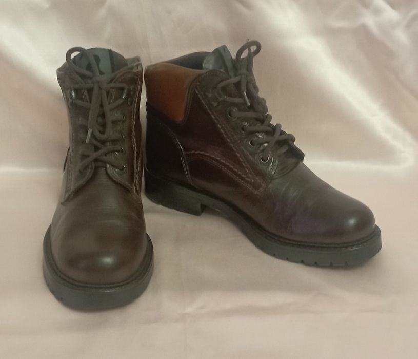 Чоботи теплі шкіряні Італія