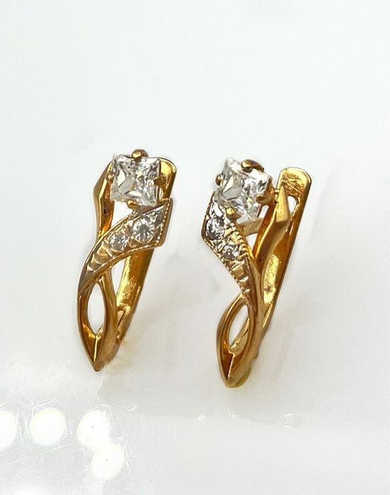 Серьги золотые 585