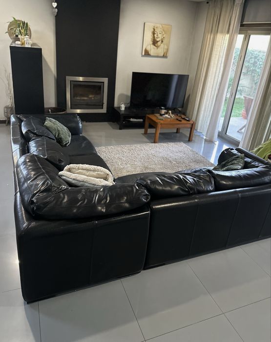 Sofá em Pele modular “Vintage”