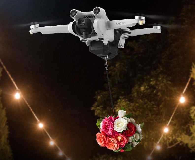 Moduł zrzutu miotacz UNIWERSAL dron DJI Xiaomi Hubsan Autel Syma