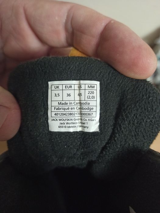 Зимові черевики ботинки Jack Wolfskin