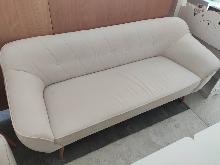 Promocja !! SOFA 3 OSOBOWA w stylu skandynawskim PIKO. Stan idealny.