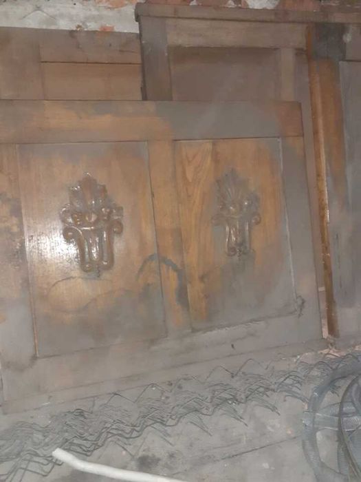 4  dębowe zagłówki do łóżek