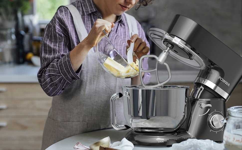 Robot kuchenny POWWA 6,2 L maszyna do ugniatania mieszania Mikser