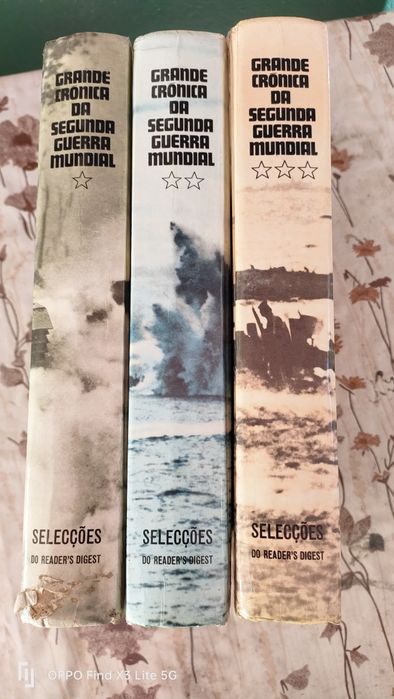 Livros Grande Crônica da Segunda Guerra Mundial.