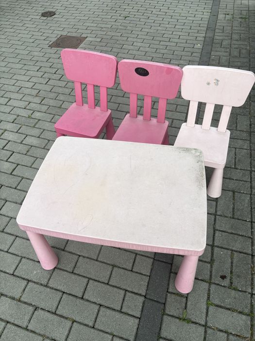 Stolik krzesełka dla dzieci ikea