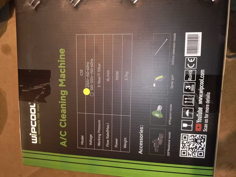 myjka ciśnieniowa Wipcool C10 klimatyzacja NOWA