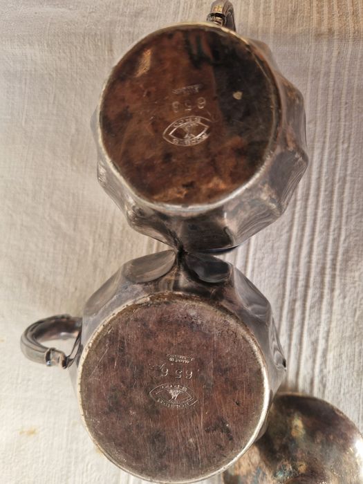 Conjunto Forbes S.P. Co. USA – Leiteira e Açucareiro com Tampa (656)