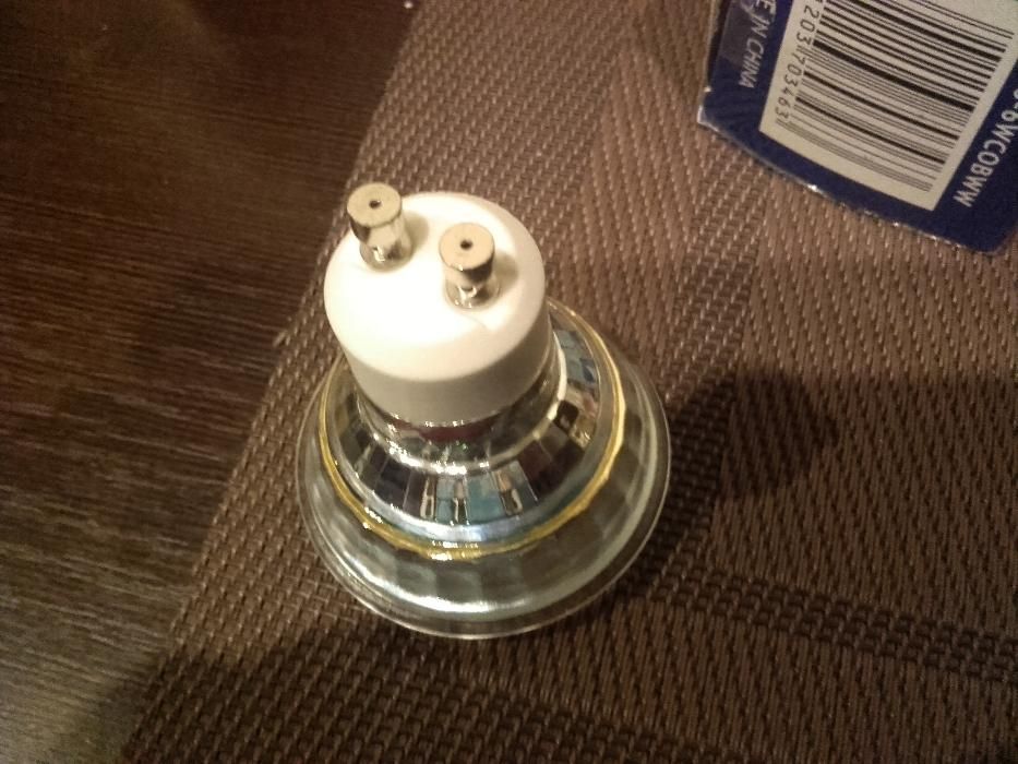 Żarówka LED warm white, GU10, 1W, 230V