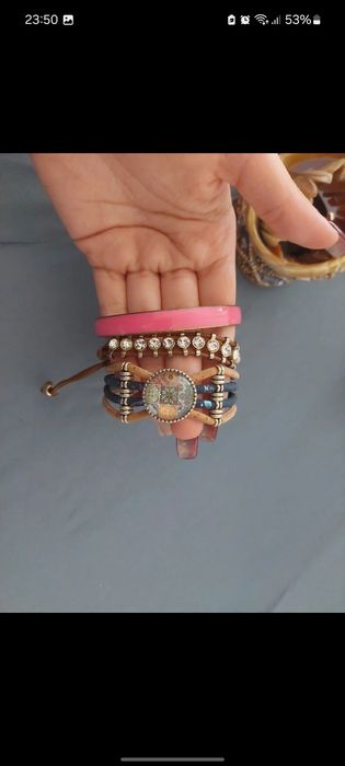 Conjunto de 9 pulseiras