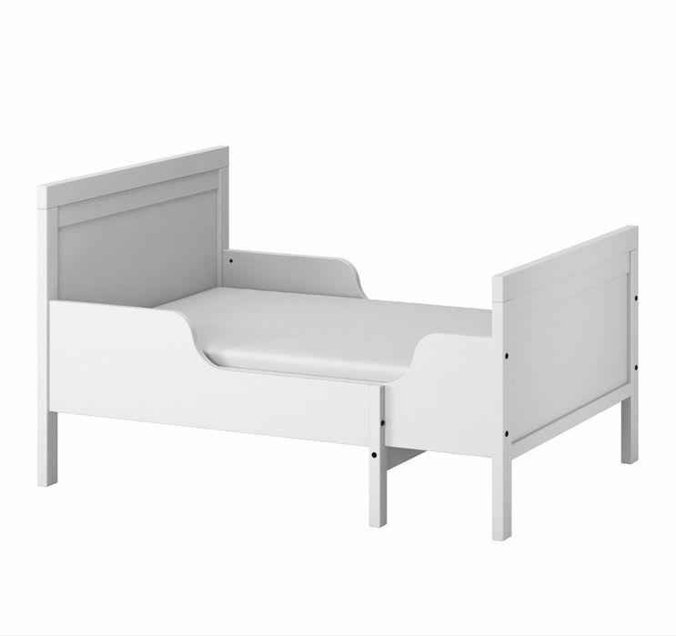 Cama extensivel branca da ikea + colchão