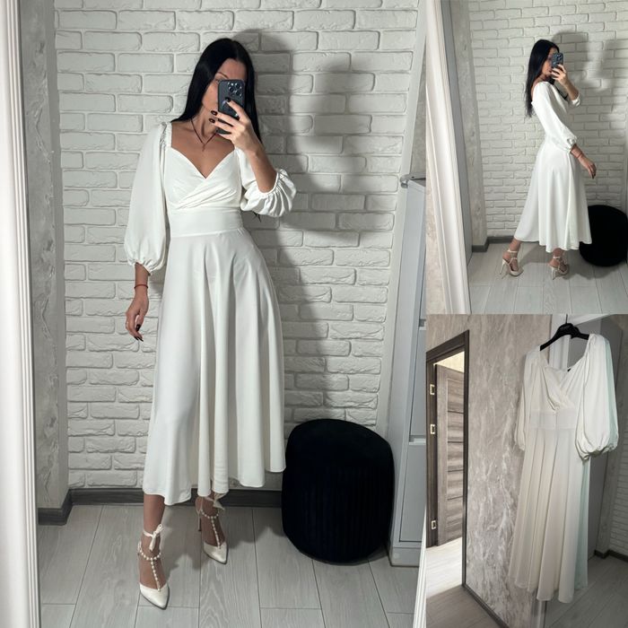 Плаття біле  для останньго дзвоника танцю