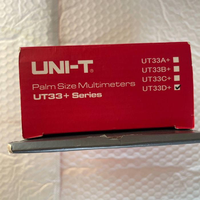 Мультиметр UNI-T UT33D+ з NCV, стан нового, повний комплект, тестер