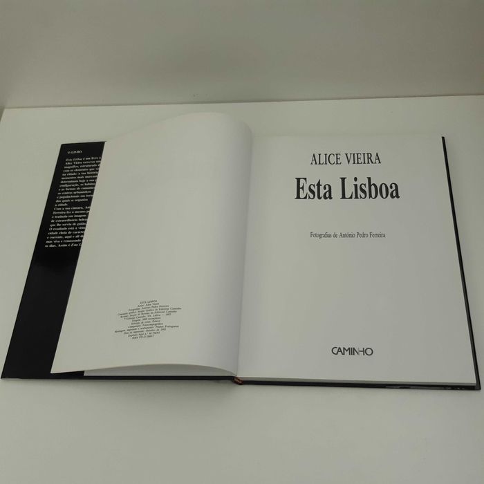 Livro Esta Lisboa - Alice Vieira fotos de António Pedro Ferreira