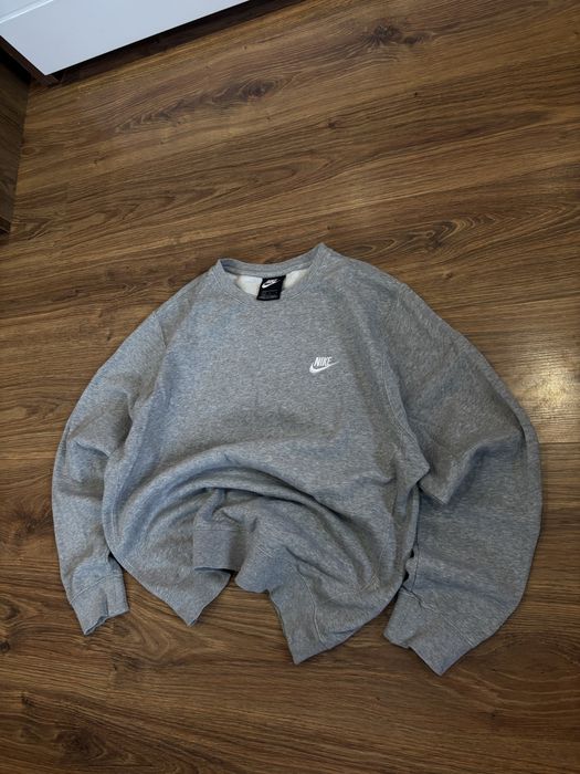 Szara bluza bez kaptura Nike, jak nowa, L, Meska