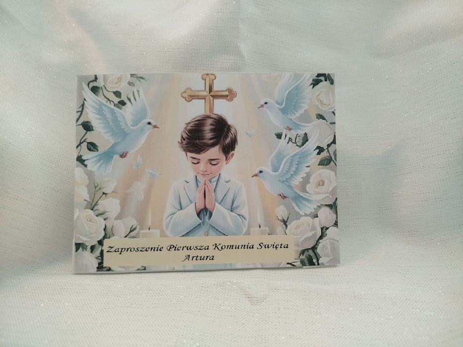 Zaproszenia Pierwsza Komunia Święta