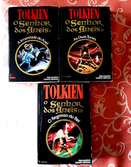 J R R Tolkien - O Senhor dos Anéis / O Hobbit / O Silmarillion anos 80