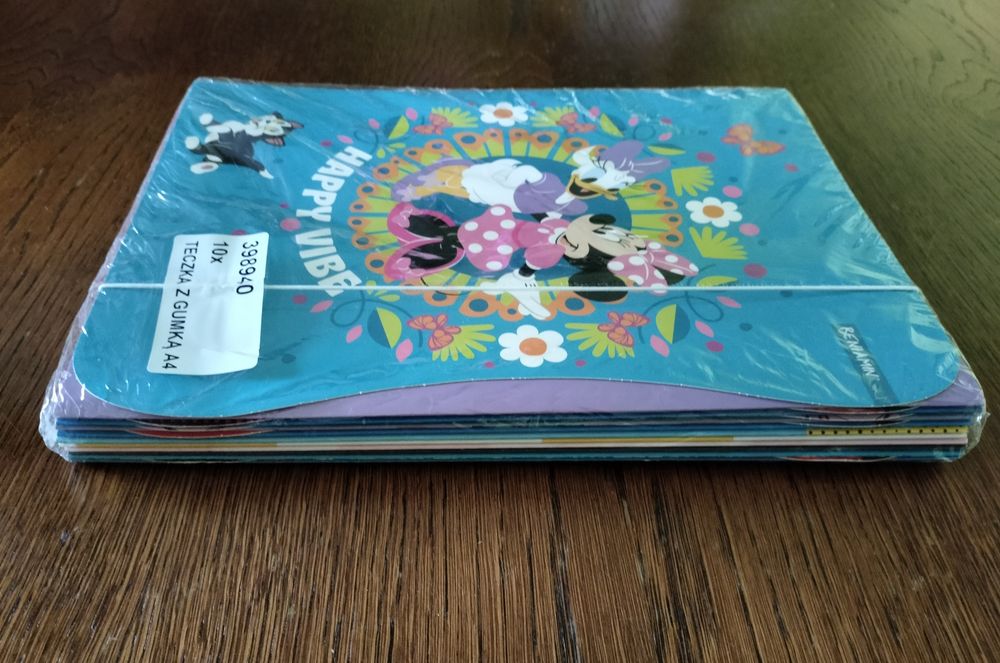 Teczka z gumką A4 Disney Beniamin zestaw 10 szt.