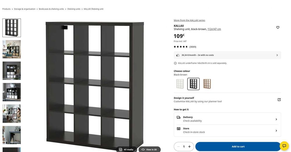 Estante IKEA Kallax