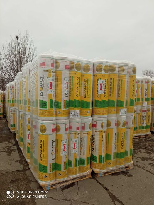 Wełna Isover Super-mata 15 cm, Uni-mata, Fasoterm, Aku-płyta.