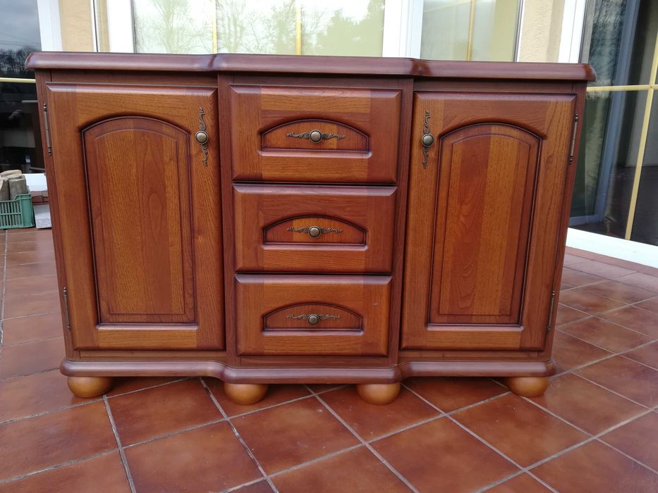 Komoda Bawaria orzech szafka szafa witryna regał szafa narożna kredens