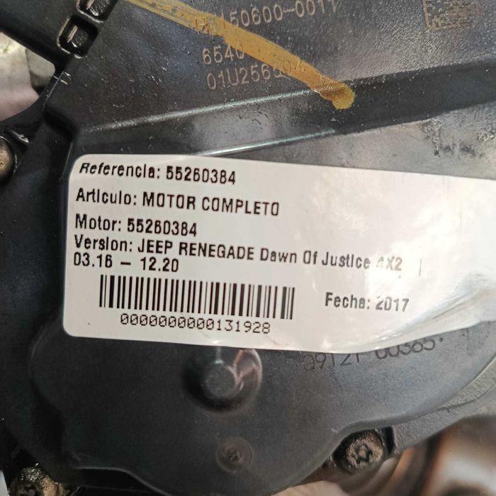Motor Fiat Doblo 1.6 D / Jeep Renegade