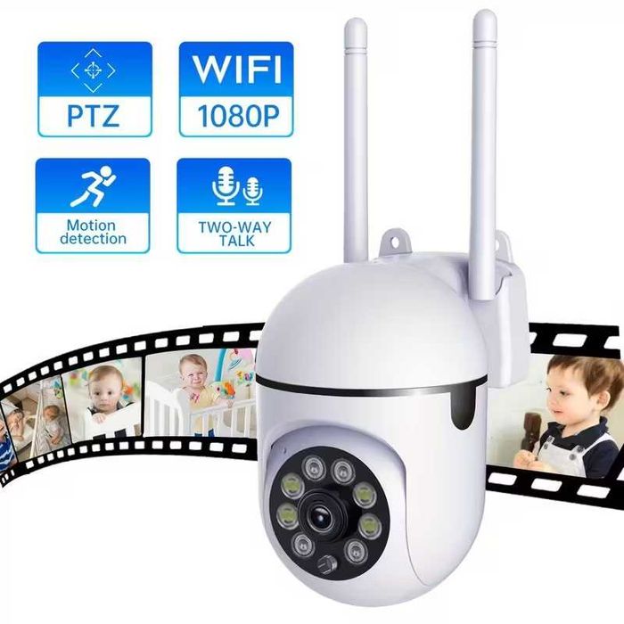 Câmara com  WIFI 1080P Full HD, para interior/exterior- Novo