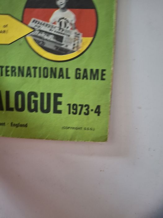 Subbuteo catalogo 1973 74 com todas equipas