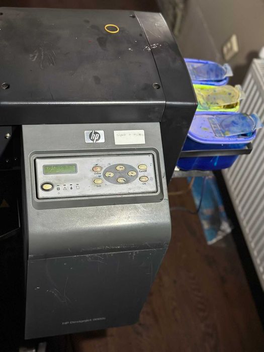 Друкуючий плотер Hp 9000s з підігрівом під відновлення, на запчастини.
