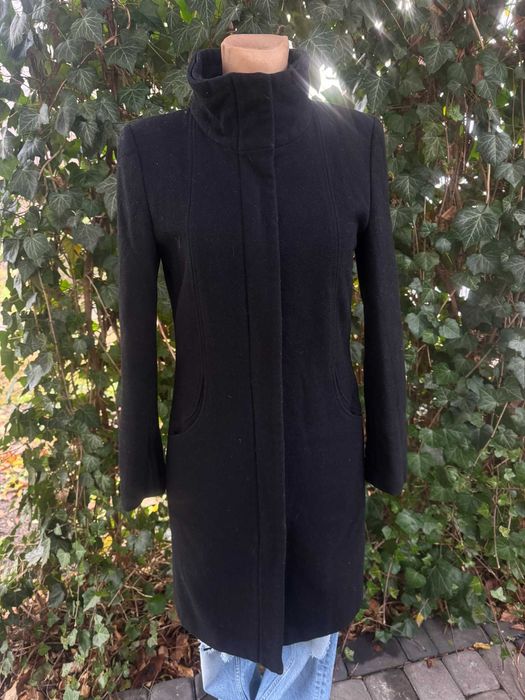 wiosenny wełniany płaszcz topshop