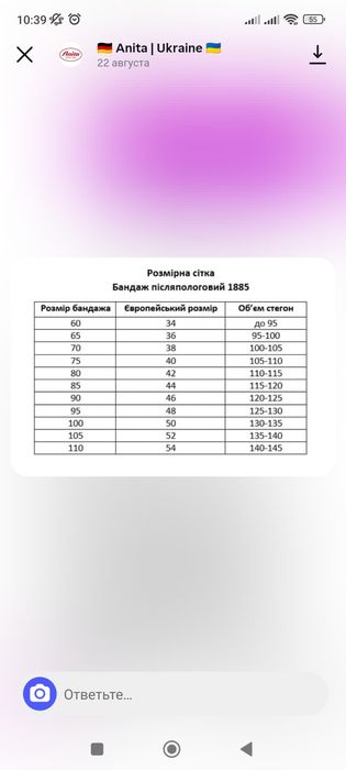 Бандаж післяпологовий