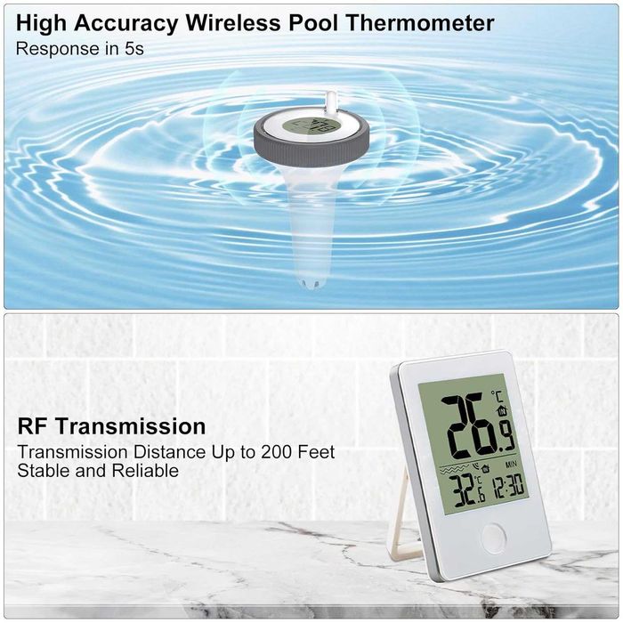 Termometr basenowy Bezprzewodowy