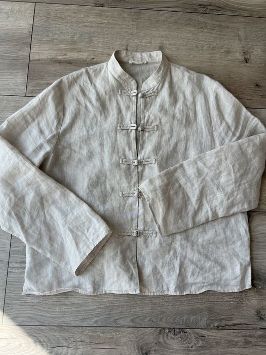 Massimo dutti oysho льон 100% блуза сорочка