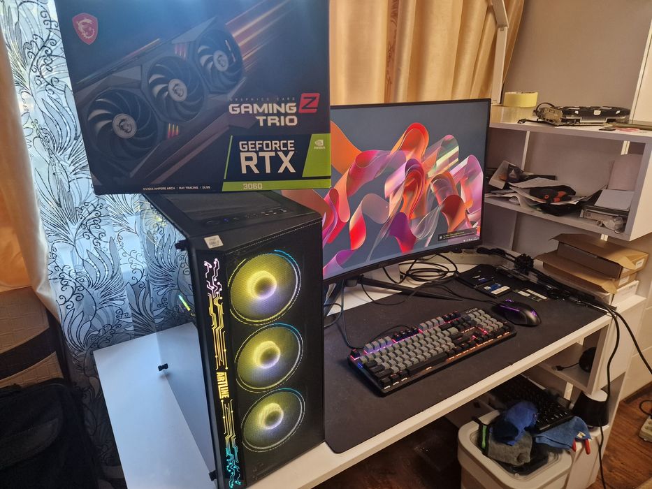 Ігровий Пк і7-10700F/ОЗУ 32Gb/Ssd 512Gb+Hdd 2Tb/RTX 3060-12Gb