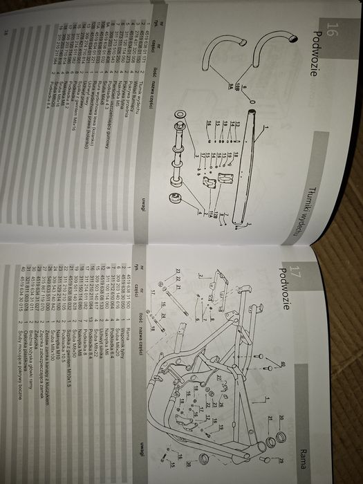Instrukcja obsługi katalog czesci jawa 350 ts sport de lux