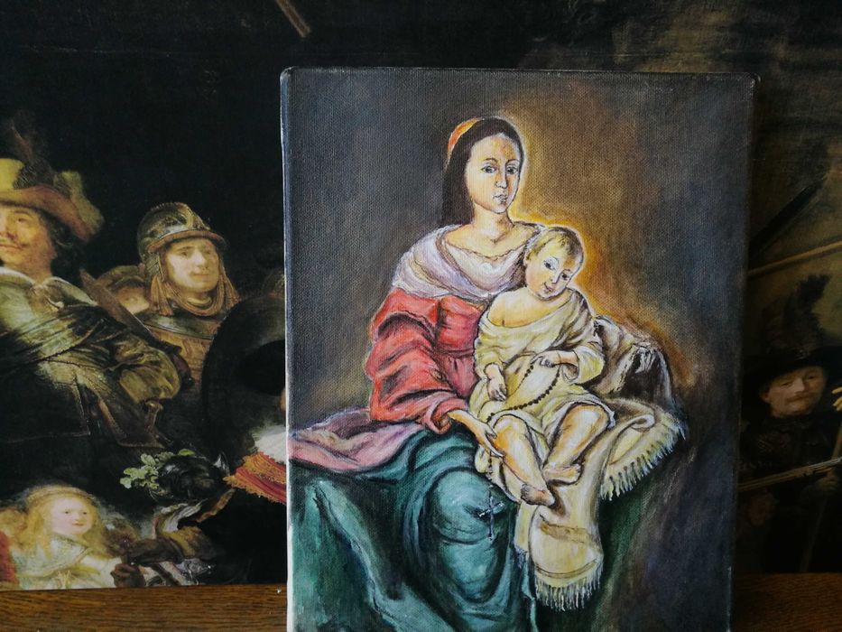 Obraz na płótnie "Matka Boża z Dzieciątkiem"