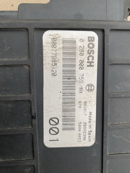 Fiat Uno sterownik komputer silnika