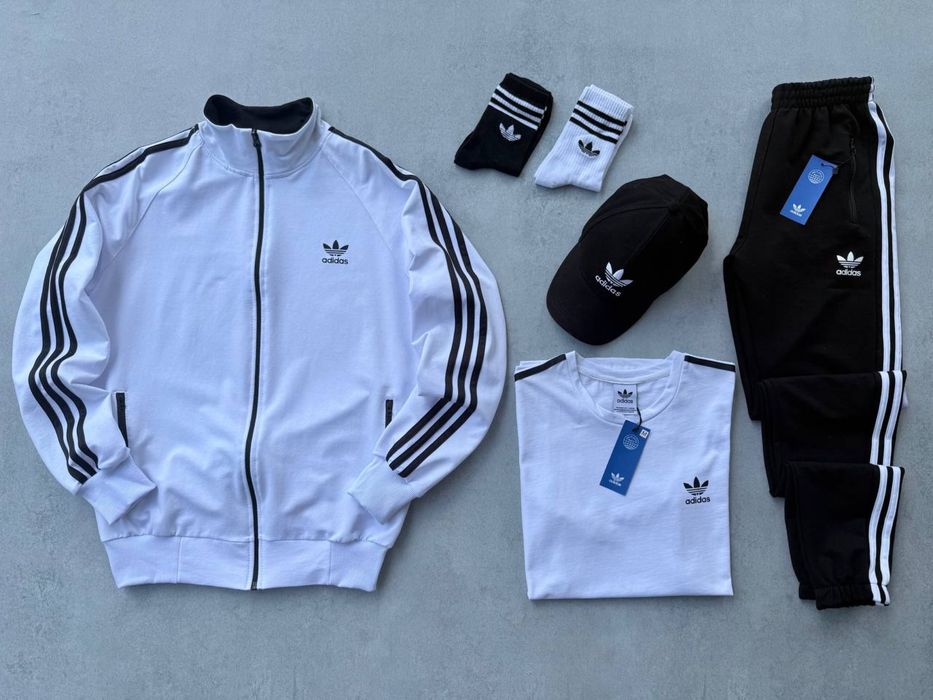 Чоловічий спортивний костюм адідас набір Adidas [4в1] [XS-3XL]