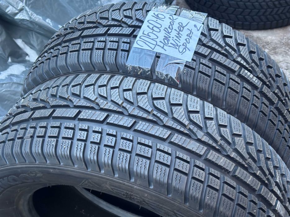 205-60-R16 HANKOOK WINTER 2 штуки пара ЗИМНЕЙ резины GERMANY 2023