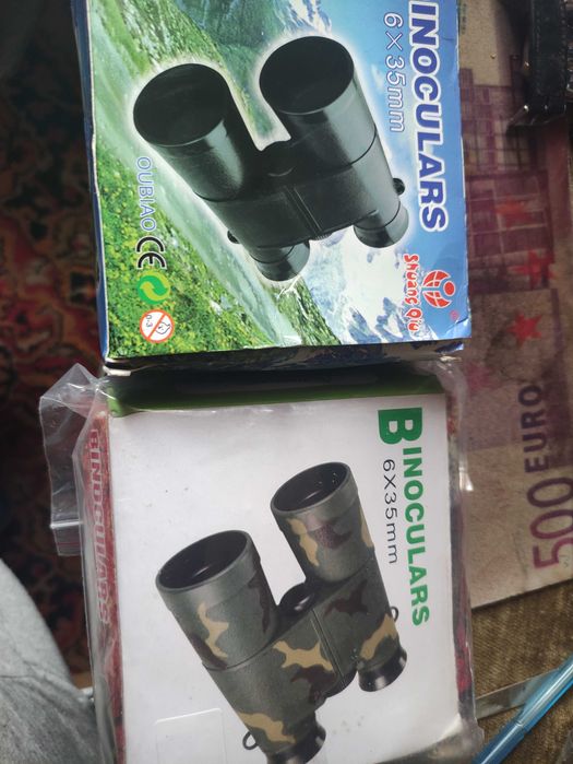 Бинокль 6х35 с шнурком на шею новый