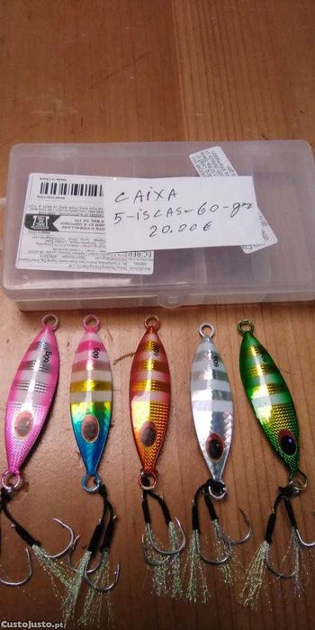 Material de pesca,as informações e preços estão nas fotos ,tudo novo.
