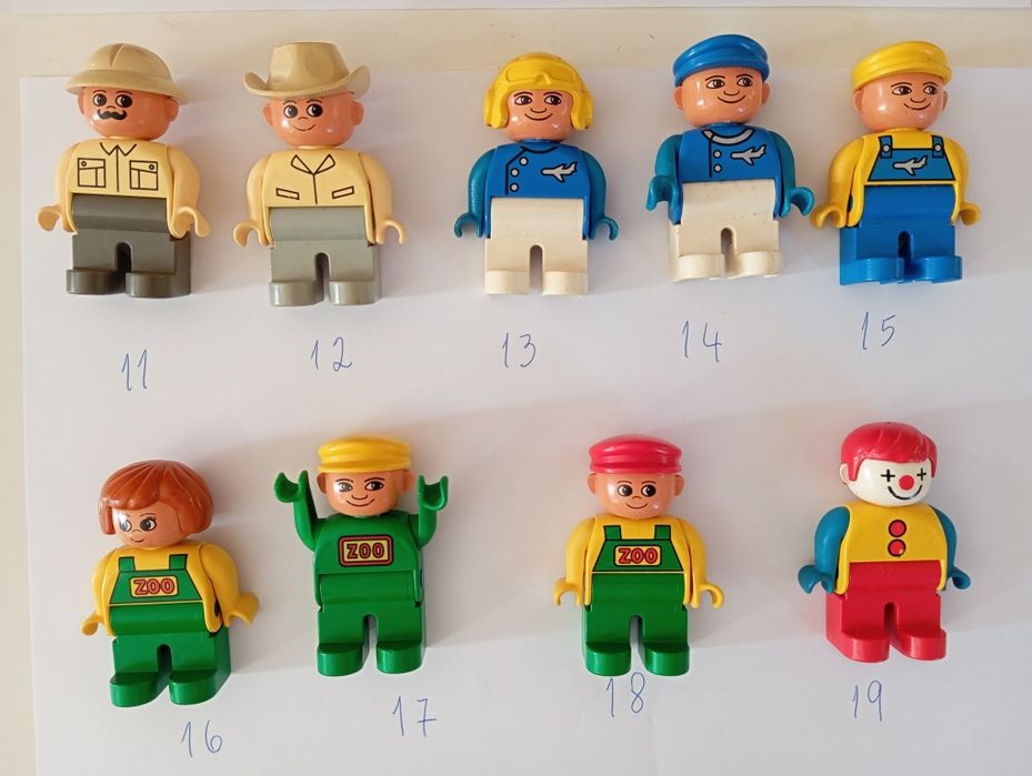 Peças Lego animais e figuras