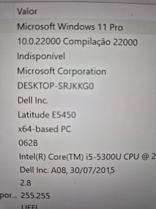 Dell Latitude E5450 Motherboard with i5-5300U Processor64740404115586123
