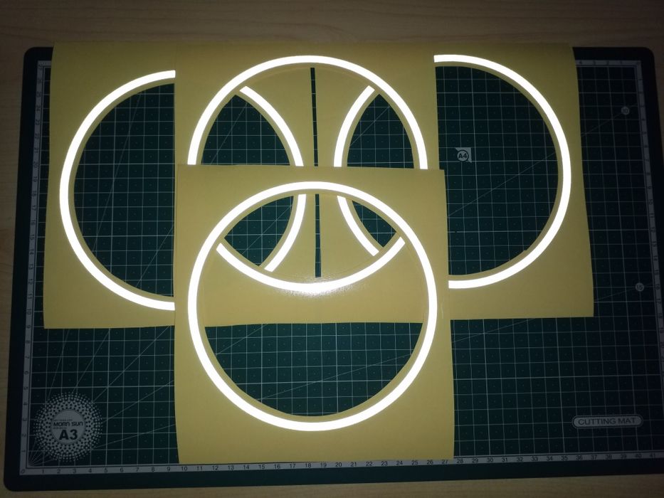 Autocolantes vinil recortado p/ Trotinete xiaomi M365 Clássica e PRO