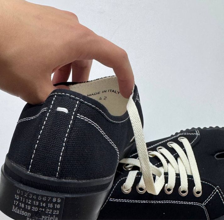 кеды Maison Margiela Tabi Total Black 39 40