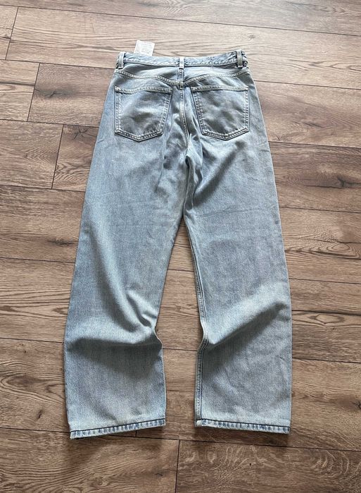 Spodnie jeansowe MASSIMO DUTTI damskie szerokie flared mid rise r. 38 (M)
