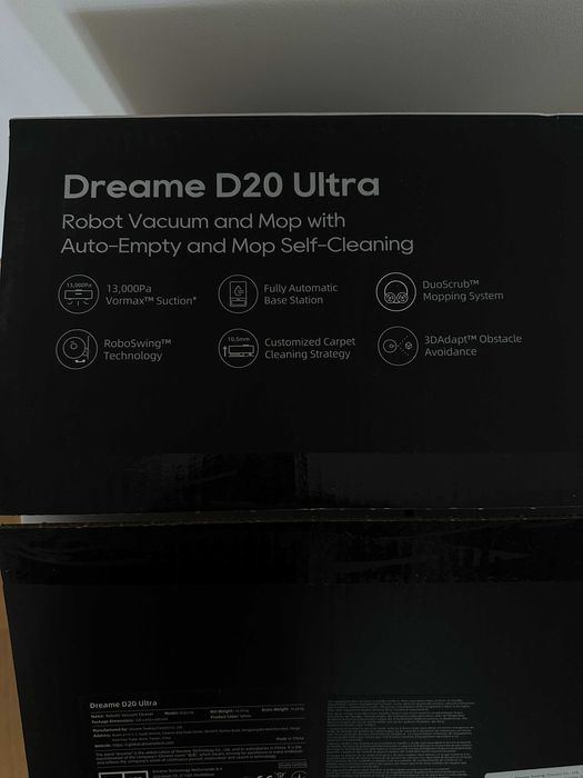 Новий Робот-пилосос Dreame Bot D20 Ultra