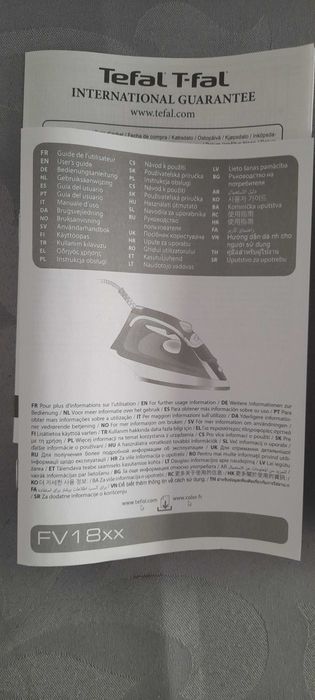 Ferro de Passar a Vapor Tefal